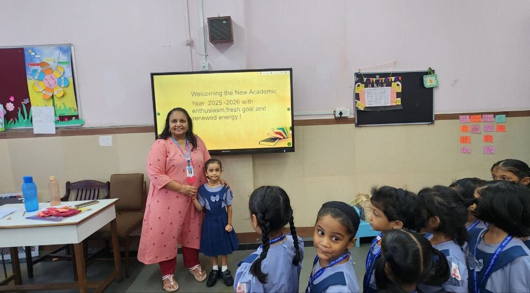 First Day of the School for Pre – Primary Section