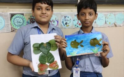 Grade 6 – Leaf Art Activity