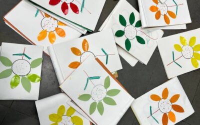 Children of LKG enjoyed the number 6 activity by making flower petals, combining creativity with learning!”