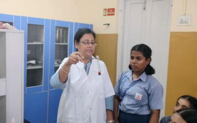 Std 7A – Chemical Changes.The demonstrations were done in the chemistry laboratory.It aims to make the abstract chemical concepts&nbsp; more concrete and engaging for the learners .