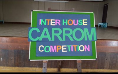 Inter house Carrom Tournament was conducted on 30th june 2025 at Blossom school Assembly Hall.