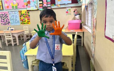 The children enjoyed the number 10 activity with great excitement. Palm painting activity to represent 10 fingers .It was a fun-filled and creative way to reinforce number recognition.